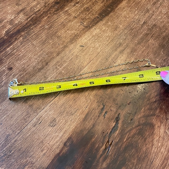 Nina Ricci Two Toned Bow Style Gold Plated & Stone Detailed Necklace - Picture 8 of 11